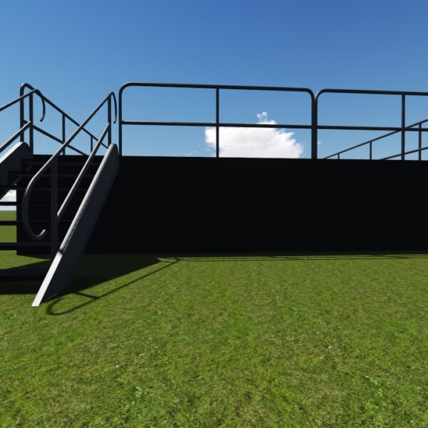 10' x 10' Deck - with rail & stairs