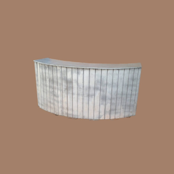 8' semi-circular bar counter