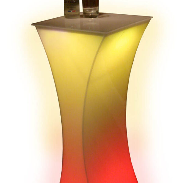 Acrylic Lit Bistro Table