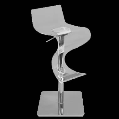 Acrylic Hydraulic Stool