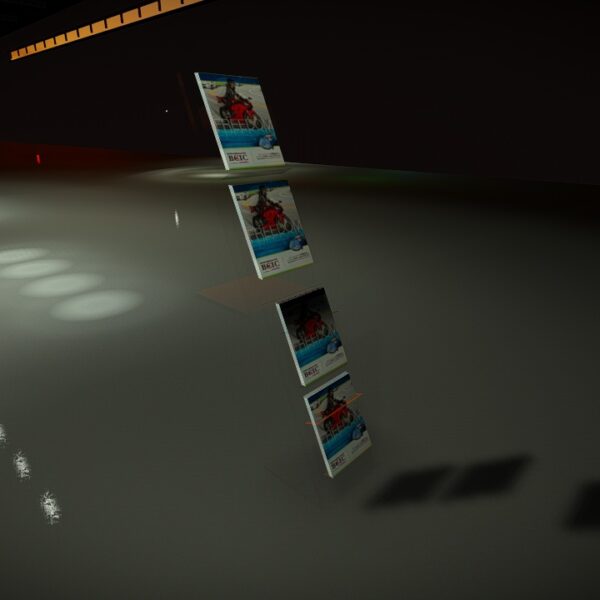 Acrylic Brochure Holder - 42"